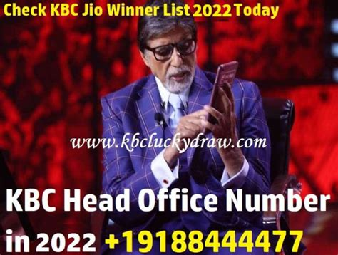 kbc lottery winners list whatsapp lucky draw kbc head office .